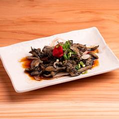 鶏皮炭火焼（ポン酢）