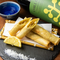 からし蓮根の春巻き（熊本県）