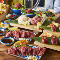 お得な種類豊富の飲み放題付きコースが充実◎