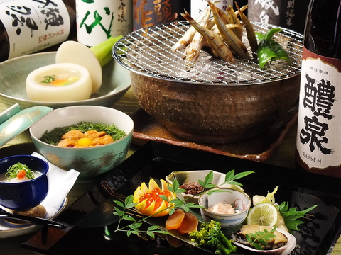 四季折々のお料理とこだわりの日本酒をご堪能下さい…