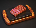 料理メニュー写真 国産黒毛和牛肩ロースステーキ