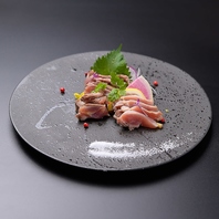 赤鶏を使用した創作鶏料理