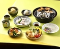 夏は焼く！5/13～8月末【夏安居コース】　玄貴［全6品］５３００円、招涼［全７品］６８００円、消夏［全７品］７８００円白子天茶漬け全てプラス１７００円で飲み放題付に出来ます。税込みです。