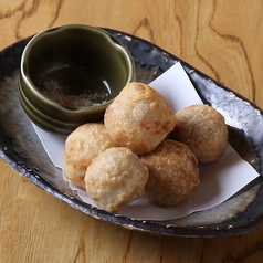 そばつゆで炊いた 里芋の唐揚げ