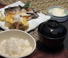 サバの文化干し定食