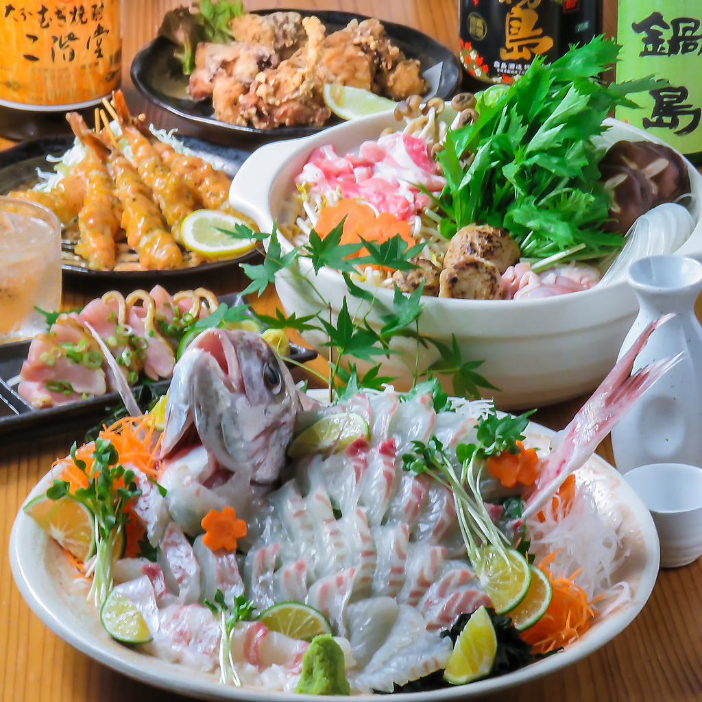 鮮度抜群の海鮮料理をはじめ、お酒に合う逸品料理も多数ご用意！