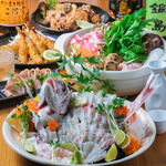 鮮度抜群の海鮮料理をはじめ、お酒に合う逸品料理も多数ご用意！