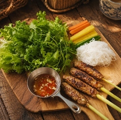 焼き肉レモングラス巻き