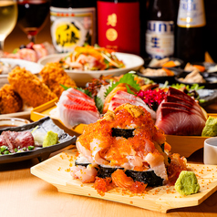 厳選まぐろと創作和食×3時間飲み放題 個室居酒屋 海王 神田店のコース写真