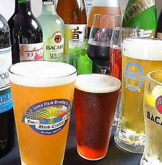 新潟麦酒、志賀高原ビール、常陸野ネスト、箕面ビールなど県内外ビール8種ほどあります。