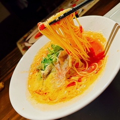 『シメメニュー』も充実！トマトラーメン！の写真