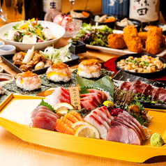 厳選まぐろと創作和食×3時間飲み放題 個室居酒屋 海王 神田店のコース写真