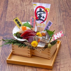 刺身宝箱盛り 布袋尊