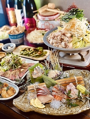 鶏料理と牛もつ鍋の店 嬉らく人のコース写真