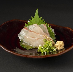 鯛ごま油-レバー刺身風-
