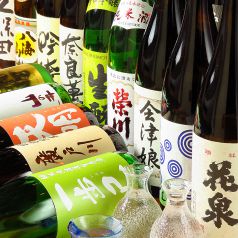 福島地酒15種&銘柄酒9種を堪能!131種プレミアム飲み放題