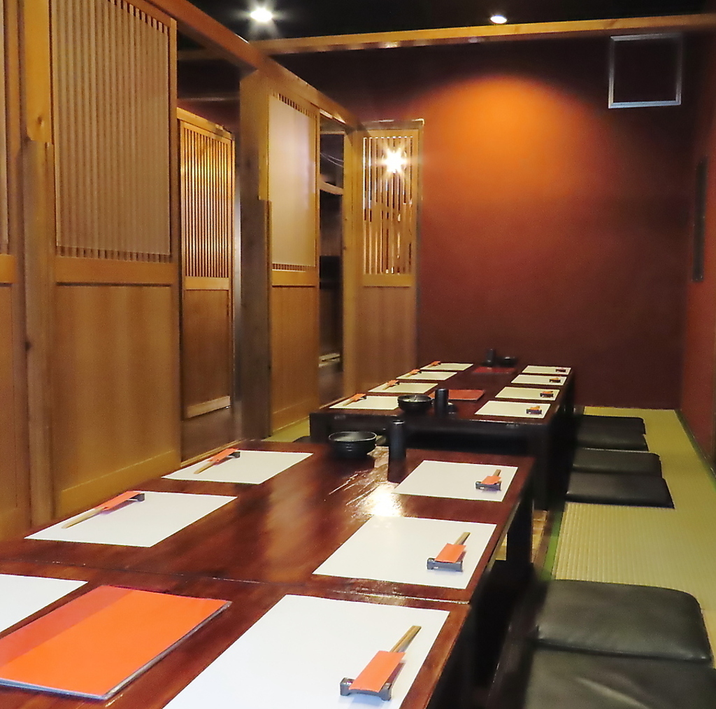 ご宴会や歓送迎会等におすすめです！完全個室のお部屋を多数完備しております。ぜひご来店ください◎