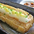 料理メニュー写真&nbsp;栃尾油揚げの焼き浸し　葱味噌添え