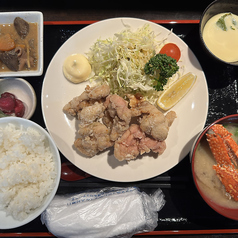塩唐揚げ定食