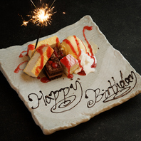 誕生日特典！特製ケーキorシャンパンプレゼント♪