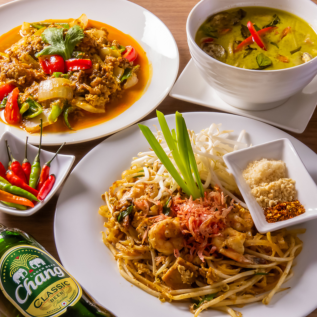 タイ料理なら『カオサン』で♪カオマンガイやタイライス、ヤムウンセンなど本場の味をご堪能下さい！