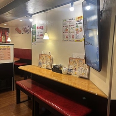 お一人様大歓迎！少人数でお使い頂けるカウンター席◎