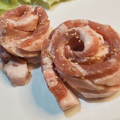 《豚》【韓国手巻き】サムギョプサルセット　豚バラ（約2人前）