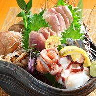 本店の大将が厳選する旬な海鮮料理