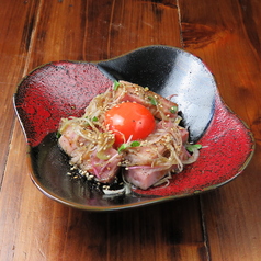 炭焼きベーコン薬味ポン酢