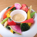 料理メニュー写真&nbsp;彩り野菜 白味噌バーニャカウダ