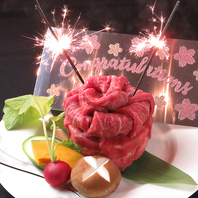 誕生日や記念日に♪【ミニお肉ケーキ】