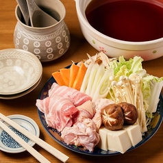 鶏豚ちゃんこ鍋(醤油)1人前