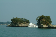 松島観光遊覧船のコース写真