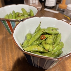 ペペロンチーノ風枝豆