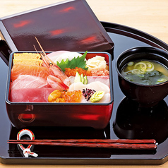 上ちらし重(味噌汁付)