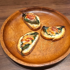 帆立と梅しその明太子焼き