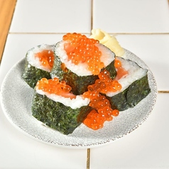 サーモン鉄火イクラがけ