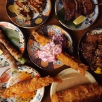 色とりどり色鮮やかの創作串料理♪