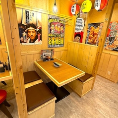 ゆったり過ごせて、会話を楽しみたい方にもおすすめのお席です！