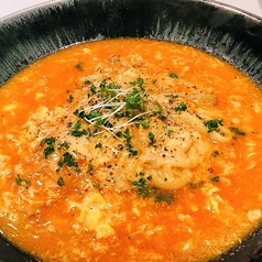 トマ玉チーズポタージュうどん