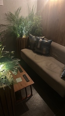 ソファー席です