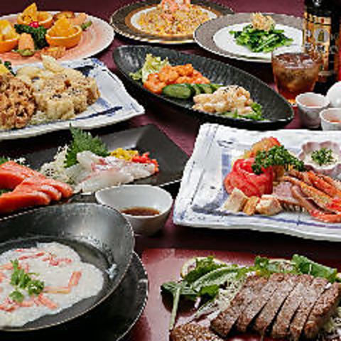 ランチやディナーで創作中国料理が愉しめます。