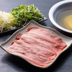 牛たんとシャキシャキ葱のしゃぶ鍋