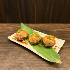 肉厚椎茸の肉詰め焼き (3個)