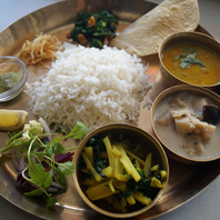 東インド／ベンガル料理ならではのベジタリアンターリー