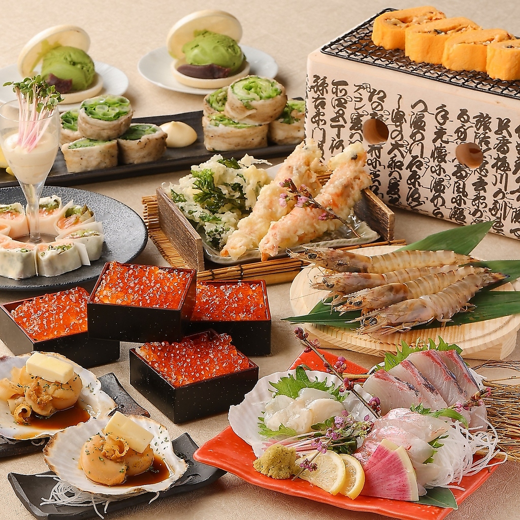 個室 野菜巻き串と焼き鳥 博多巻きんしゃい 梅田茶屋町店の写真ギャラリー