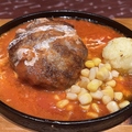 料理メニュー写真 赤牛ハンバーグ