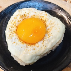 にゅう麺/焼きおにぎりチーズ＆卵黄