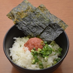 韓国海苔と明太子ご飯