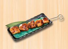 スパイシー山賊焼き串/アスパラベーコン巻/岩下の新生姜肉巻　各